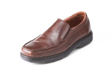Shoe made in Spain with leather and rubber sole.