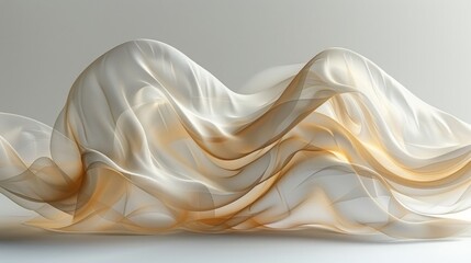 Soft Gradient Textile Flow Patterns with Color Transitions