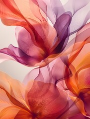 Soft Gradient Textile Flow Patterns with Color Transitions