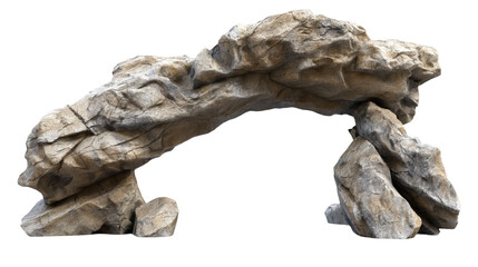 Arch rock isolated on transparent background