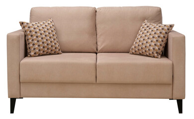 Sofa isolated on white background. Including clipping path