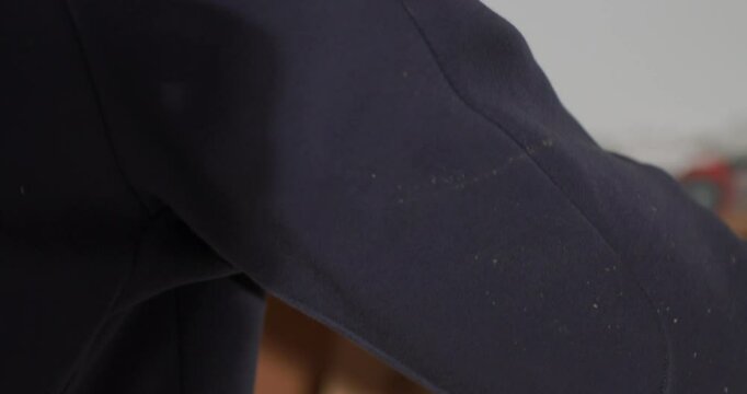 technician splicing ftth fibre glass internet cables at clients home