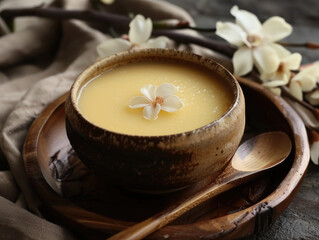 Exotic Thai Custard Sangkhaya with a Silky Texture and Subtle Sweetness