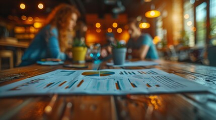 Accounting team conducting a financial review, analyzing various financial documents and reports for accuracy and completeness