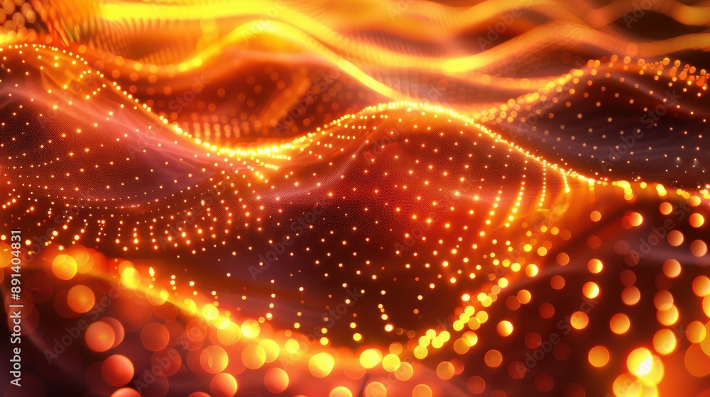 Poster abstract digital background. can be used for technological processes, neural networks and ai, digita