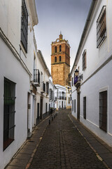 Obraz premium View to the town of Zafra