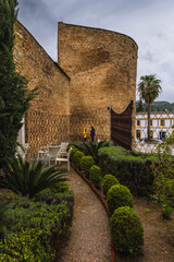 View to the town of Zafra