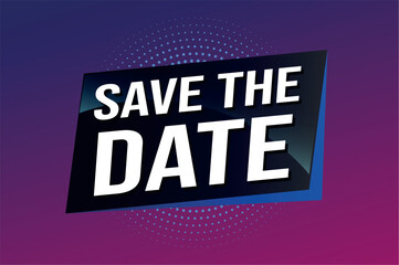 save the date poster banner graphic design icon logo sign symbol social media website coupon

