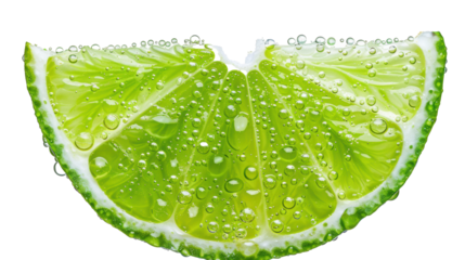 PNG image of Slice of green lime
