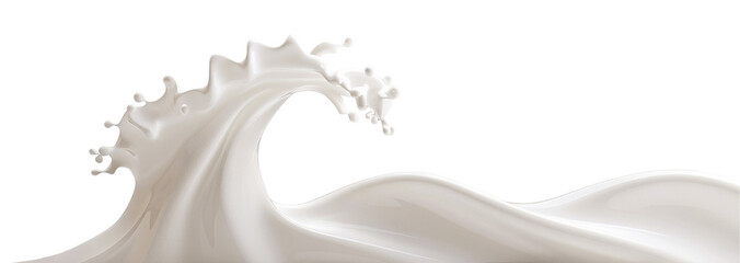 Splash of milk or cream, cut out