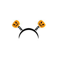 Halloween pumpkin headband