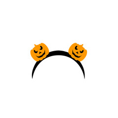 Halloween pumpkin headband