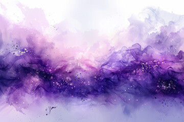 Fototapeta premium Minimalist Purple Watercolor Art