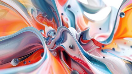 Abstract artwork inspired by the concept of big data