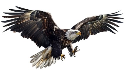 Obraz premium Bald Eagle in Flight