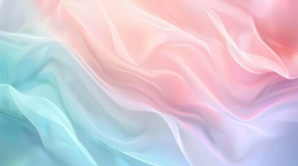 Obraz premium Subtle abstract background with soft pastel waves. Gradient colors. For designing apps or products.