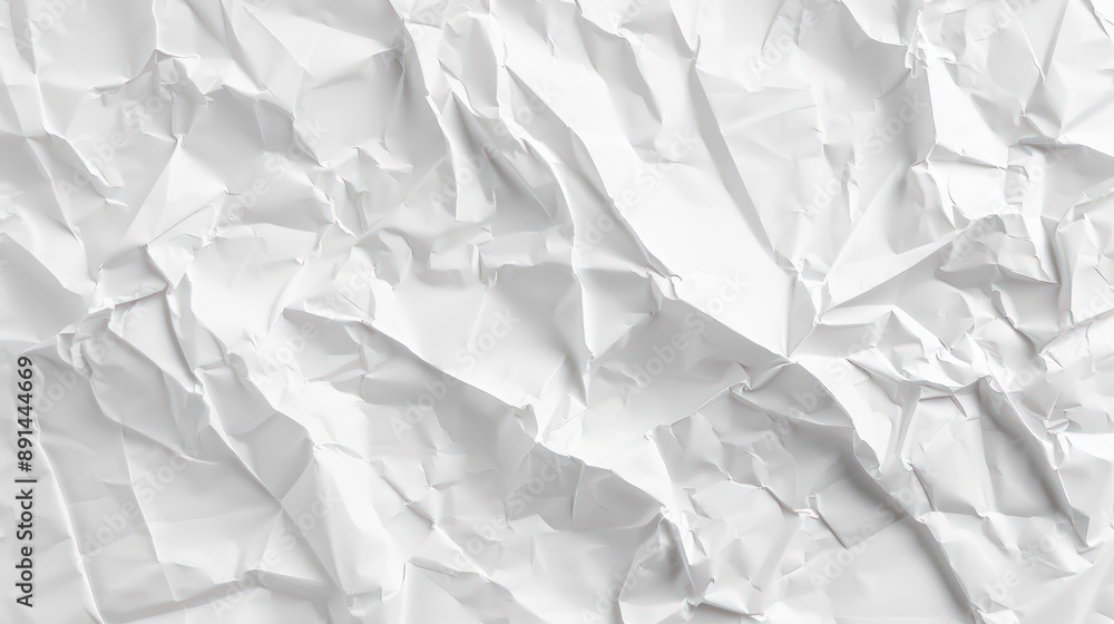 Poster white crumpled paper background texture pattern overlay