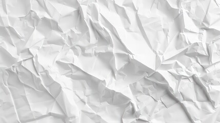 Obraz premium white crumpled paper background texture pattern overlay
