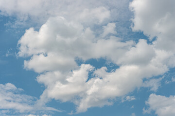 blue sky with clouds