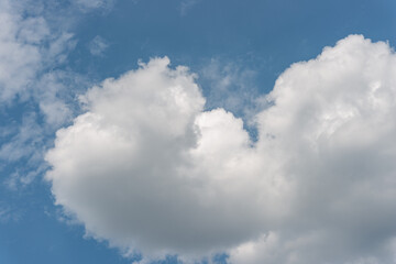 blue sky with clouds