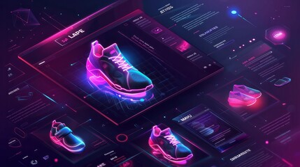 Ai commerce image recognition technology Applications buy things online final sale offer details flash sale banner template