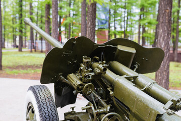 Old Soviet anti-tank gun.
