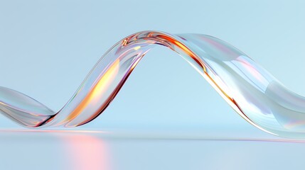 Colorful abstract background with fluid curves and vibrant hues ideal for engaging and dynamic business slides 3D Illustration image , Minimalism,