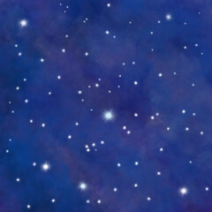 Star in the sky. Illustration