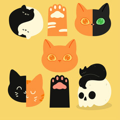 Stickers with cats