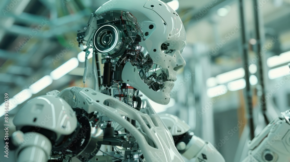 Poster advanced robotics technology in automated manufacturing