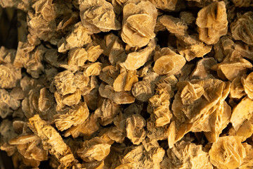 A desert rose, an intricate rose-like formation of crystal clusters