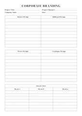 Marketing Planning Page Planner Sheets efficient way to organize & track their marketing activities