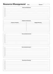 Versatile Generic Planning Pages and Planner Sheets Design Template for daily, weekly, and monthly organization for organizing daily routines and personal goals