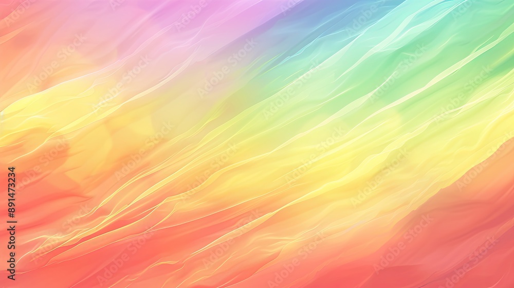 Fototapete an elegant lgbt pride background featuring soft rainbow colors and ample space for text, suitable fo