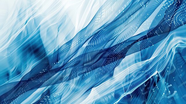 Abstract techy background featuring blue and white digital patterns, creating a modern and innovative look.