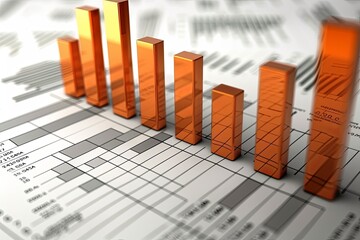 Create a graphical guide illustrating numerical data through bar chart