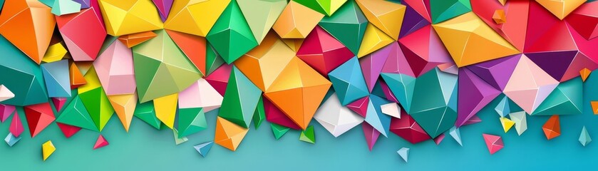 Obraz premium abstract geometric pattern for digital art, clean lines