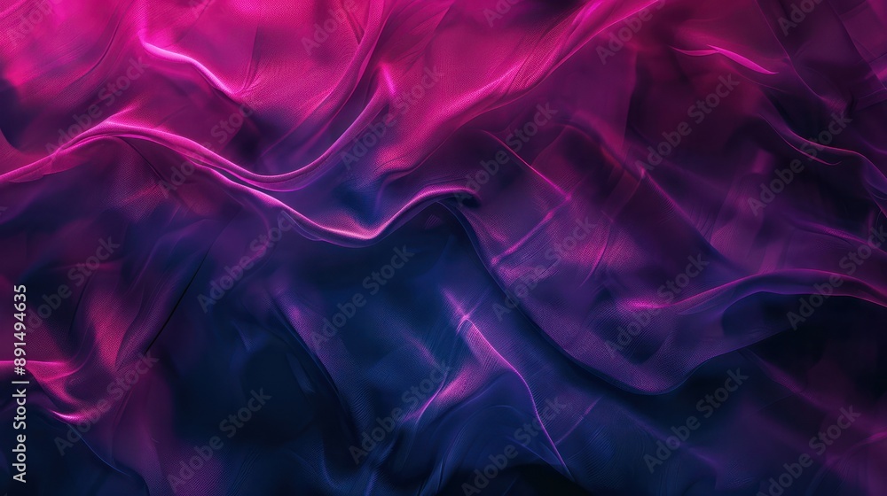 Poster dark magenta fuchsia blue abstract matte background for design. space. deep purple color. gradient.