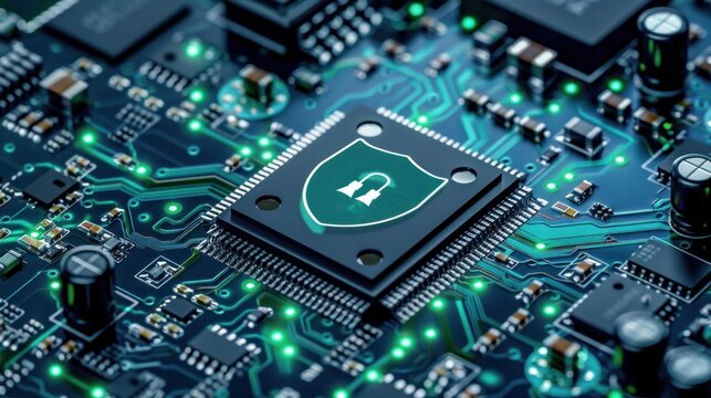 Microchip Processor with Green Security Shield