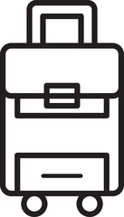 Travel Bag Line Icon