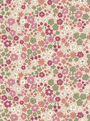 Seamless flowers pattern.Ready to print