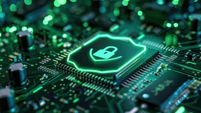Microchip Processor with Green Security Shield