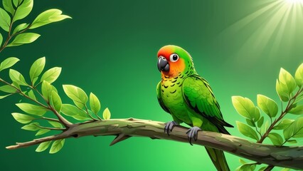 Vibrant Parrot
