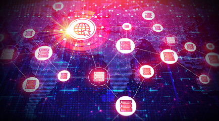 Internet Exchange and Internet Exchange Points - Conceptual Illustration