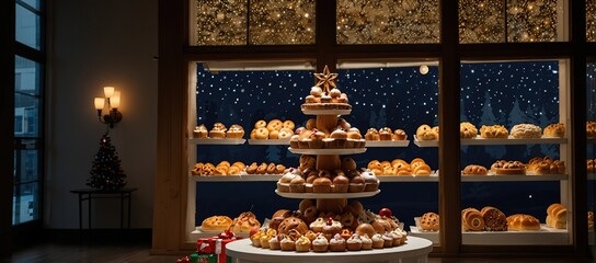 Bakery Christmas display