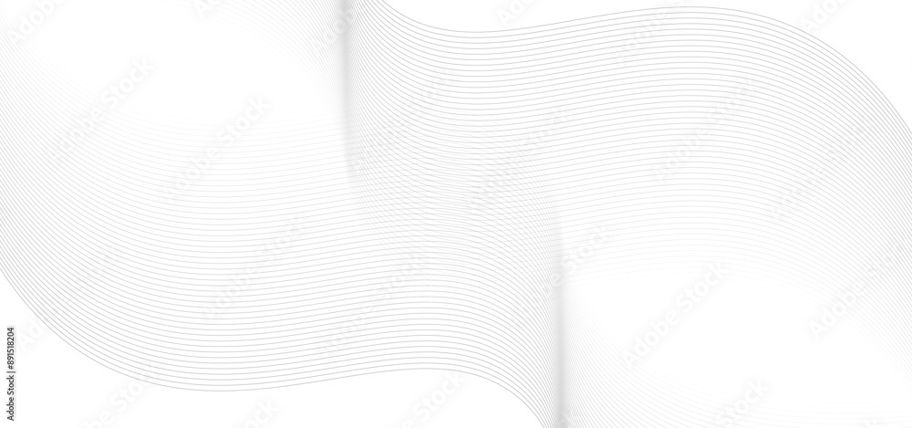 Poster wavy lines tech futuristic background technology line. white background wave lines abstract design. 
