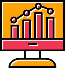 Finance Graph Vector Icon