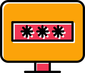 System Password Vector Icon