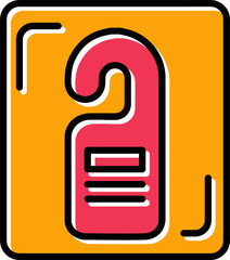 Door Hanger Vector Icon