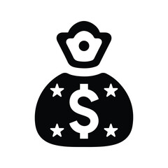Currency, economy, emolument icon.